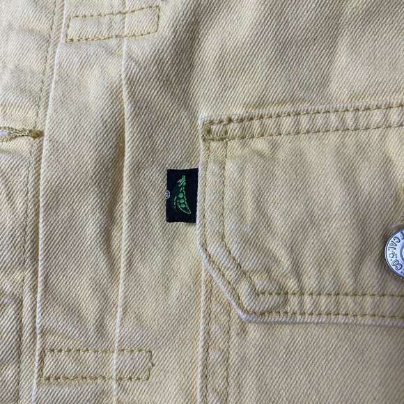 NWT Levi's Fresh Denim Jacket Men's Size Large Yellow Button Front MSRP $108 - Picture 8 of 9